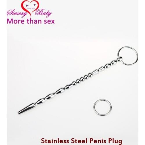 DB-059 210MM Stainless Steel Chastity Urethral Dilators Urethral sound Sounding Penis Plug Stretching Sounds Fetish Sex Toys