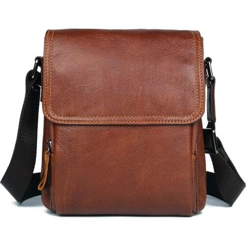 Shoulder Bags Man 2019 Genuine Leather Travel Casual Fashion Men bags Business Crossbody Bag Male Bag Real Leather