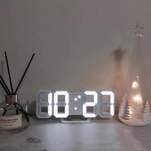 Nordic LED Digital Alarm Clocks Hanging Wall Clocks Watch Snooze Table Clocks Calendar Electronic Clock Digital Clocks