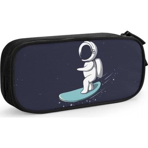 Outer Spaceman Design Pencil Case Kids Boys Pen Bag Girls Pencil Box Storage Bag Girls Womens Cosmetic Bags