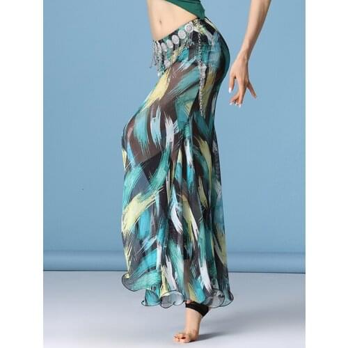 2018 new fashion lady girl belly dance training costume summer sexy Oriental Dance skirt 3044