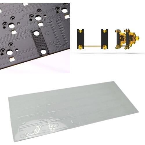 20 Pieces Mechanical Keyboard Stabilizer Noise Dampener Foam Stabs Sound Reduction Insulation Film for Switch Stabilizer