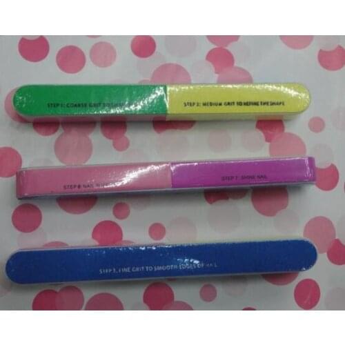 7 side nail buffer Nail Art Sanding Files Buffer Block Manicure Pedicure Tools Sand Paper Foam UV Gel Set Nail File
