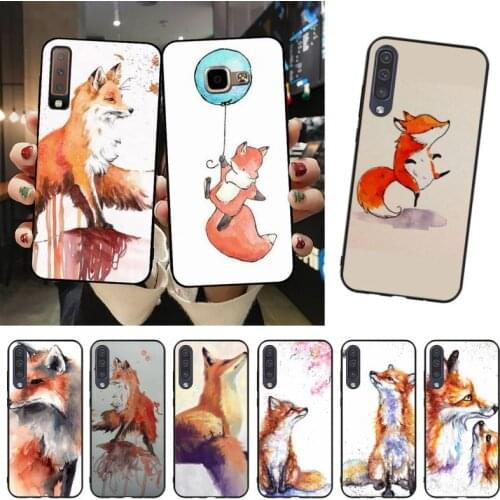 YNDFCNB Animal More Cute Fox cat Phone Case For Samsung A51 A71 A40 A50 A70 A10 A20 A30 A6 A7 A8 A9