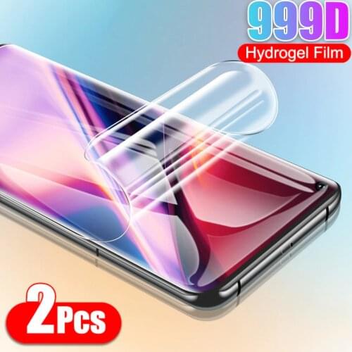 999D Hydrogel Film Screen Protector For Oneplus 8 Pro 7 Lite 7T On The 6 6T 5 5T Nord Full Cover Soft Protective Film Not Glass