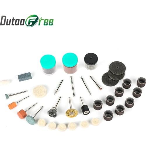 Dutoofree Electric Grinder Accessories 105 Pieces Set Hanging Grinding Combination Grinding Cutting Polishing Engraving Tools