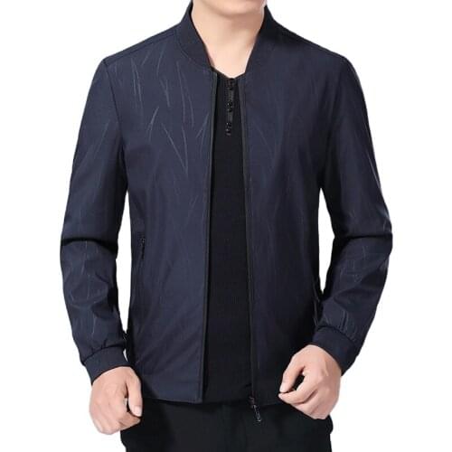 New Arrival Men Fashion Spring Jacket Plus size 4XL Casual Slim Fit Zipper Jackets