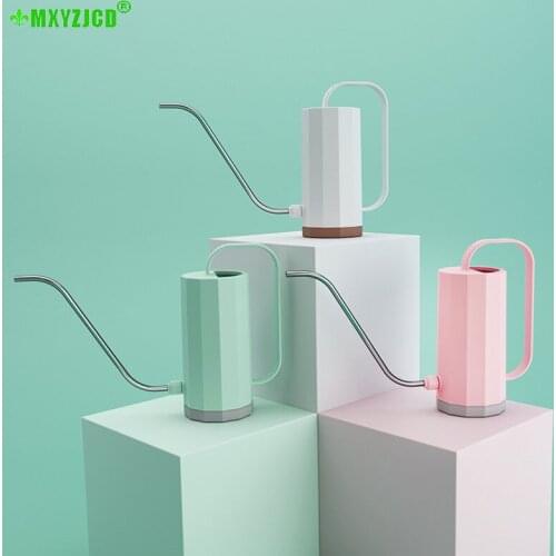 Stainless Steel Long Mouth Plastic Watering Can Garden Plant Large Capacity Sprayer Home Flower Irrigation Tool