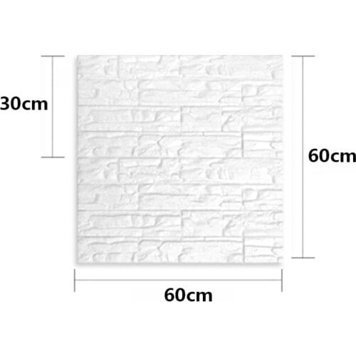 3D Wall Stickers Imitation Brick Bedroom Decor Waterproof Self-adhesive Wallpaper For Living Room Kitchen TV Backdrop Decor