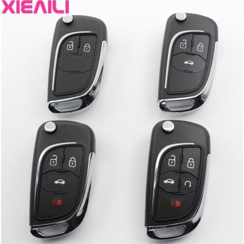 XIEAILI OEM Modified Flip Folding Remote Key Case Shell For Chevrolet Lova/Aveo/Cruze/Camaro/Malibu S511