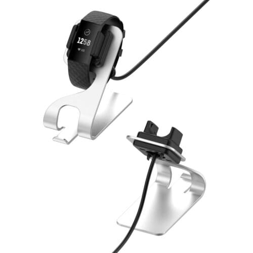 Aluminum Alloy USB Charging For Fitbit Charge Dock Cradle Dock Holder For Fitbit Charge4 3 3E Magnetic Charger Stand Smart Watch