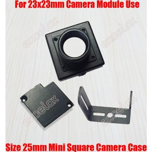 10PCS/Lot Metal Mini Square ATM FPV Camera Case Size 25mm for 23x23mm Camera Module Board Use