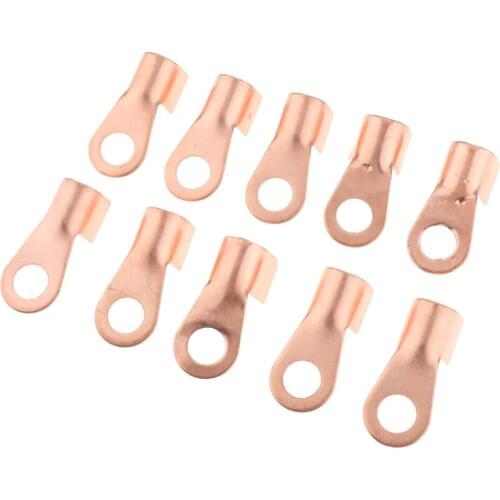 10pcs Open Barrel Copper Ring Lug Terminals OT 200A Wire Crimp Connectors Assortment Kit