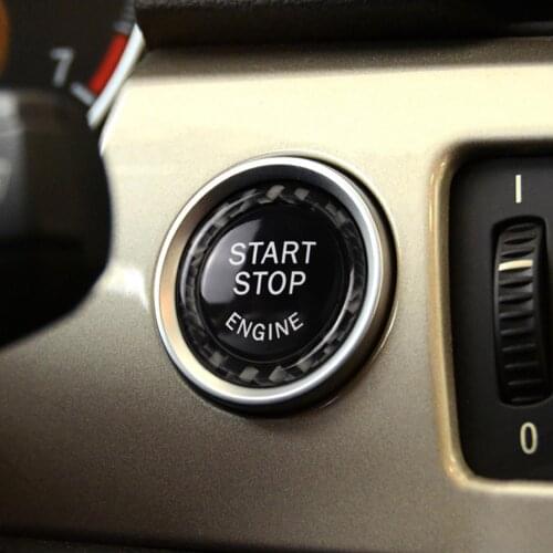 2Pcs Car Engine Start Button Ring Decor Stickers with Air Freshener for BMW Lasting Fragrance