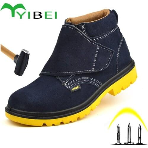 2021 New Anti Smash and Stab Safety Shoes Outdoor Protective Mens Boots Indestructible Work Boots Welding Shoes