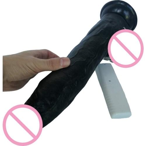 31*6CM Huge Dildos Vibrator With Suction Cup Clitoral G-Spot Massager Sex Toy Vibration Dildo Clitoral Stimulator For woman