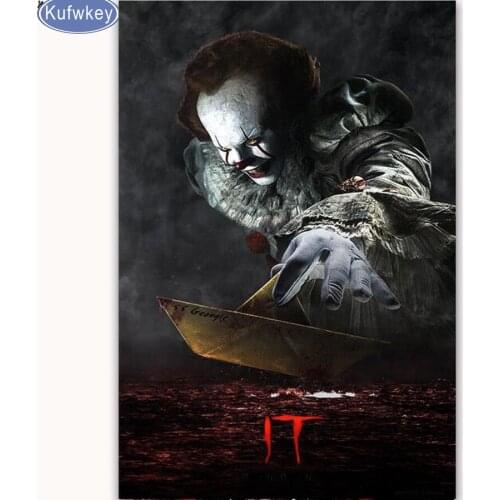 5d DIY Diamond Paintings Cross Stitch Kits Horror Movie,Halloween gifts,Diamond Embroidery Diamond mosaic Patterns Rhinestones
