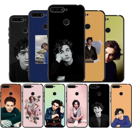 Timothee Chalamet Black TPU Silicone Soft Phone Case For Honor 8X 9 8 10 20 30 Lite Pro MATE 9 10 20 30 Pro Lite