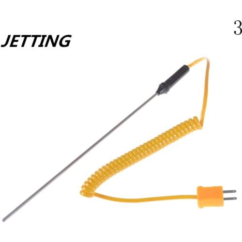 New Hot 1pc K-Type Thermocouple Probe Sensor Temperature Controller -50C To 1200C With Wire Cable Measuring Probe