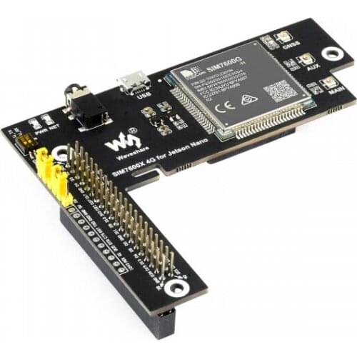 Global Applicable SIM7600G-H 4G / 3G / 2G / GNSS LTE CAT4 Module for Jetson Nano, Supports Dial-up, Telephone Call, SMS, Mail