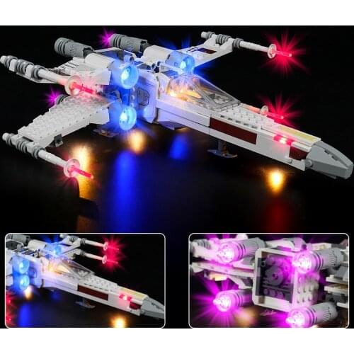 BrickBling Led Light Kit For 75301 Luke Skywalker’s X-Wing Fighter Collectible Model Toy (No Building Blocks)