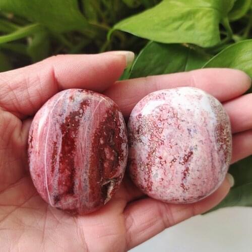 Natural stones sea jasper palm stones playthings small stones and crystals healing crystal