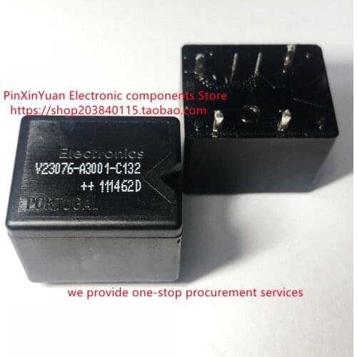 New original Tyco V23076-A3001-C132 automobile central control relay 6-pin 12VDC40A In stock
