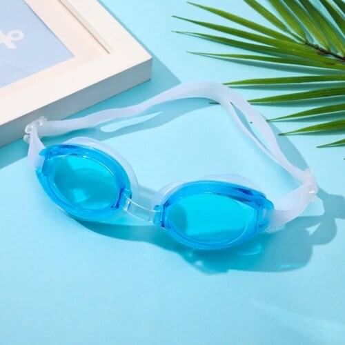 Swim Goggles Natatorium with Large Frame Swimming Equipment Glasses Outdoor Travel Sports Goggles Silica Gel Soft for Children