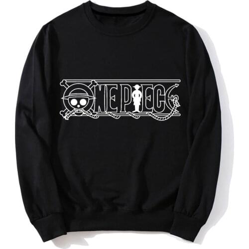 Autumn New Sweatshirt ONE PIECE Solid Pullover Loose Jumpers Casual Hoodies Winter Warm Streetwear Femme Men Clothes 3XL