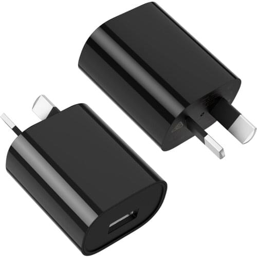 Universal AU Plug 5V 1A Australian USB Wall Charger for iPhone Samsung Travel AC Small Square Power Adapter 100pcs