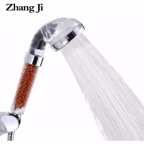 ZhangJi Water Therapy SPA Shower Head High Pressure Water Saving Detachable Anion Filter Water Softener Showerhead
