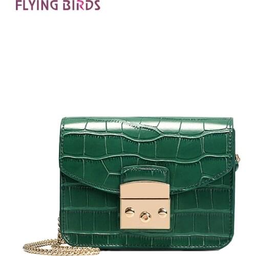 FLYING BIRDS Mini Bag Womens Cross Body Bags Famous Brand Crocodile Bags Women Handbags Bolsas Top Quality Female Designer Tote