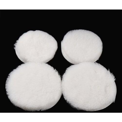 2pcs Wool Pads Waxing Polishing Buffing Pad Wheel Car Auto Polishing Pads Power Tools Accessories 3/4/5/7 Inch