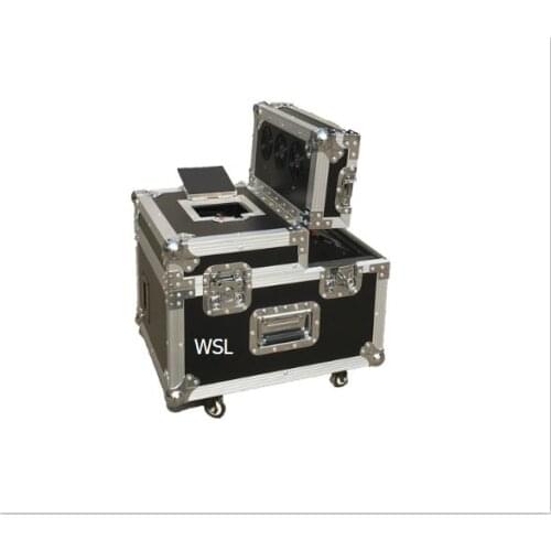 Free shipping 2PCS/LOT Water based fogger 600w Dual Hazer fog smoke machine with case