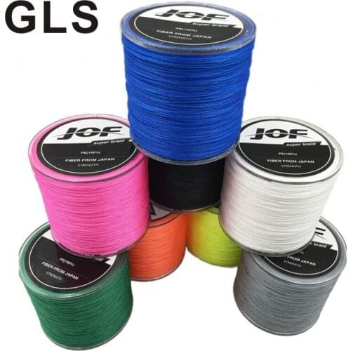 GLS brand 4 braided PE Dali horse 100 meters pull strong wear-resistant anti-bite fishing line