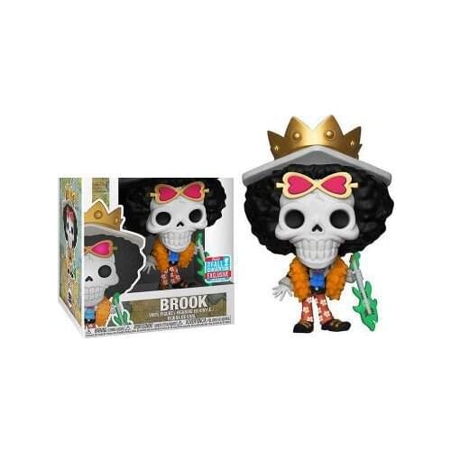 Funko One Piece Brook 358# Wear a hat 10cm vinyl action figure doll model toys for children Christmas gift