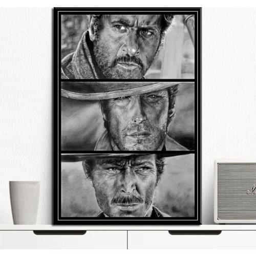 Clint A Fistful Of Dollars Movie Canvas Painting Posters And Prints Pictures On The Wall Abstract Decorative Home Decor Cuadros