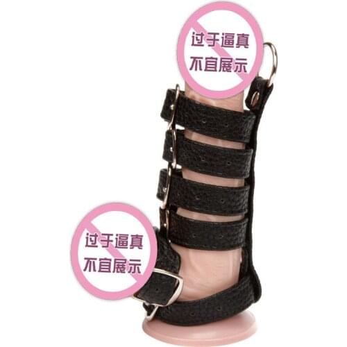 Leather Penis Ring Scrotum Testicle Cock Strap Ball Stretcher Bdsm Bondage Sex Toys For Man Chastity Device Erotic Accessories