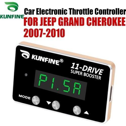 KUNFINE Car Electronic Throttle Controller Racing Accelerator Potent Booster For JEEP GRAND CHEROKEE 2007-2010 Tuning Parts