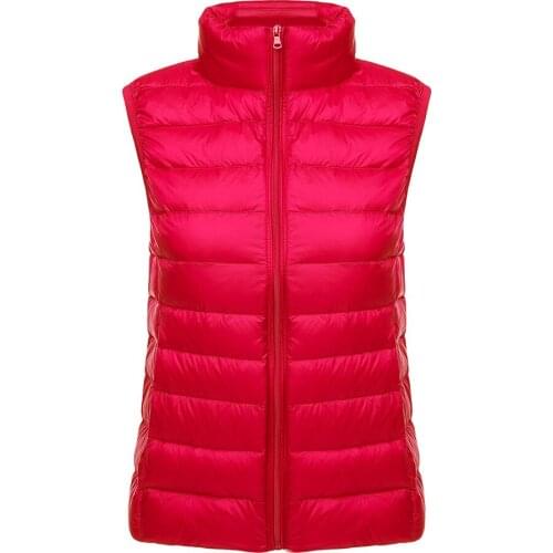 MINDYGOO High Quality Custom Logo Factory 2021 Jacket With Women Waistcoat Short Light Vest Duck Down