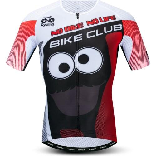 Men‘s Cycling Jerseys Lycra Short Sleeve Summer mtb Bicycle Shirts Breathable Cycling Tops Quick Dry,Back With 4 Pockets