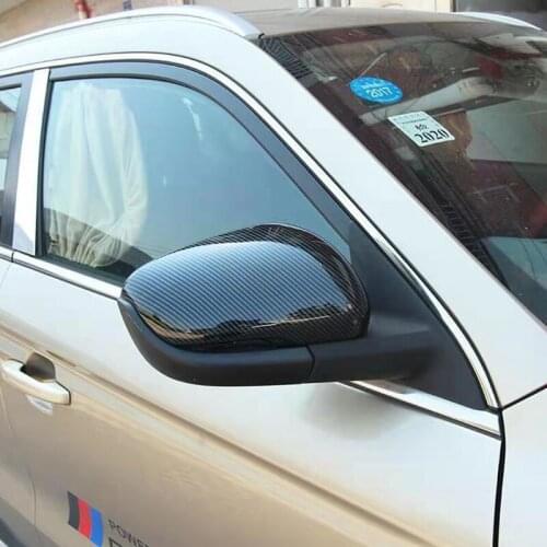 For Geely Atlas Boyue Emgrand NL-3 Proton X70 2018 2019 ABS Carbon Car Rearview Mirror Cover Trim Sticker Garnish Protective