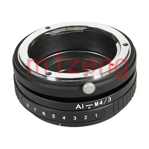 Tilt adapter ring for nikon AI Mount Lens To olympus Panasonic m43 GH4 gh5 GM1 gx7 GX9 gx85 g85 gf10 gf7 EM5 EM1 EM10 camera