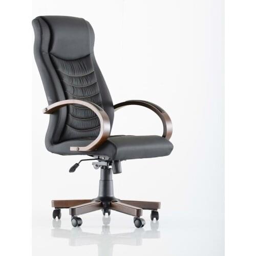 Space Office Edusa Manager Chair-Black-Wood