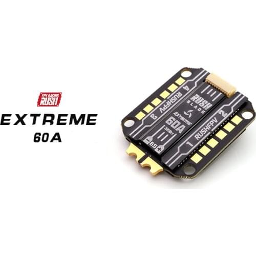 RUSHFPV RUSH BLADE SUPER SPORT 50A SUPER 60A 3-6S BLHELI32 4in1 Brushless ESC for FPV Racing Freestyle Long Range 4S 6S Drones