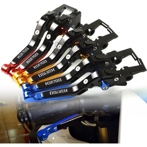 CNC Motorcycle Folding Foldable Extendable Brake Clutch Levers For Yamaha XSR900ABS 2016 2017 2018 2019 2020 XSR900 XSR 900 ABS
