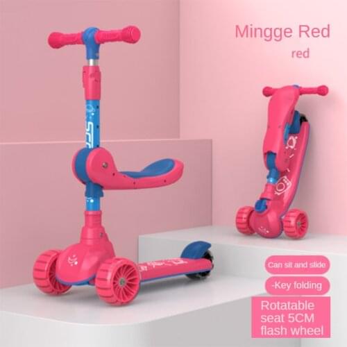 Scooter Children 1--8 Years Old Children Can Sit and Ride A Three-in-one Pedal Yo-yo