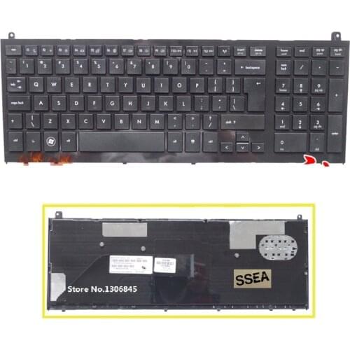 SSEA New UI Keyboard English For HP PROBOOK 4520S 4520 Keyboard with frame