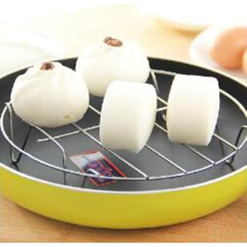 1pcs Stainless Steel Round Steamer Rack Pots Streamer Rack Stand Home Kitchen Cooking Tools Accessories