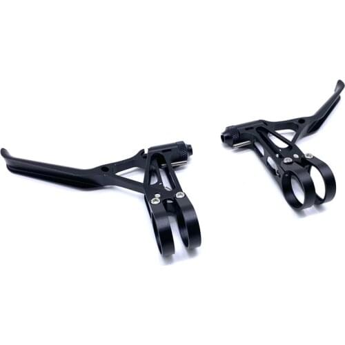 Brake Aluminum Alloy Folding Bicycle Brakes Lever Bike Bicycle Handle Crank Black